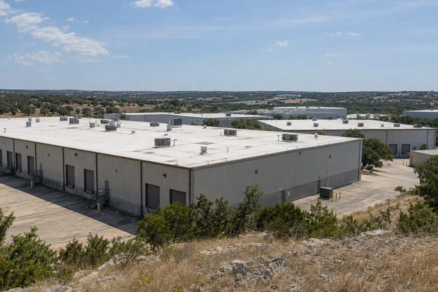 Commercial Roofing in the Buda Industrial and Logistics Corridor, Buda, TX