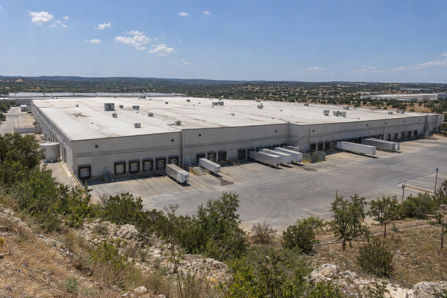 Commercial Roofing in the Hays Commerce Center and I-35 Logistics Corridor, Kyle, TX